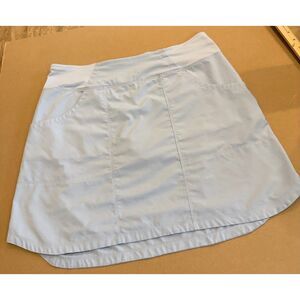 Patagonia Medium M Steam Blue Nine‎ Trails Running Skort Pockets Trail Athletic